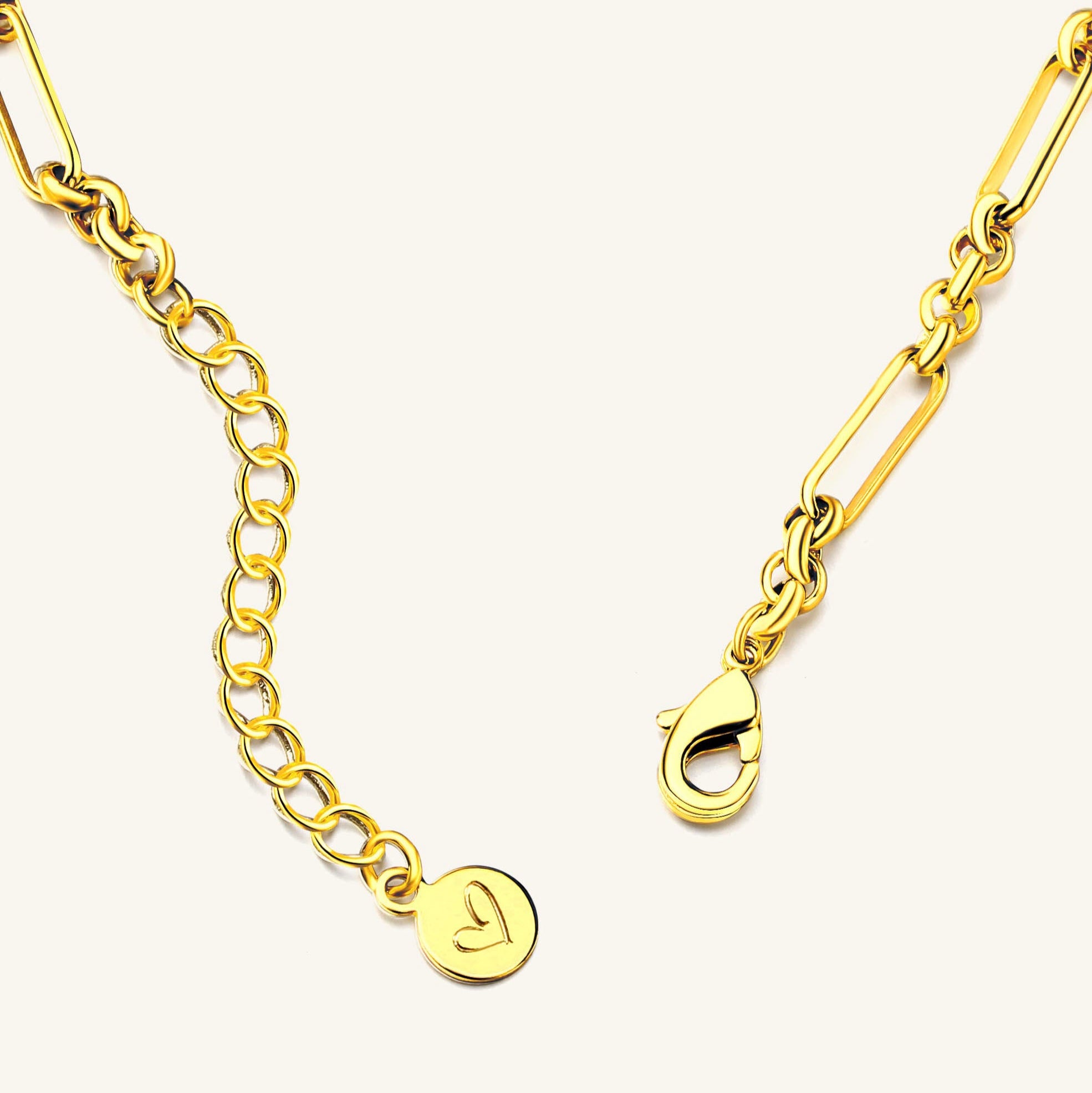 18K Gold-Filled Figaro Chain Bracelet