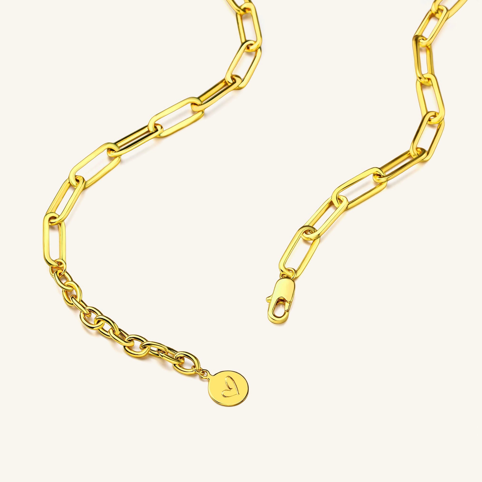 18K Gold-Filled Paperclip Chain