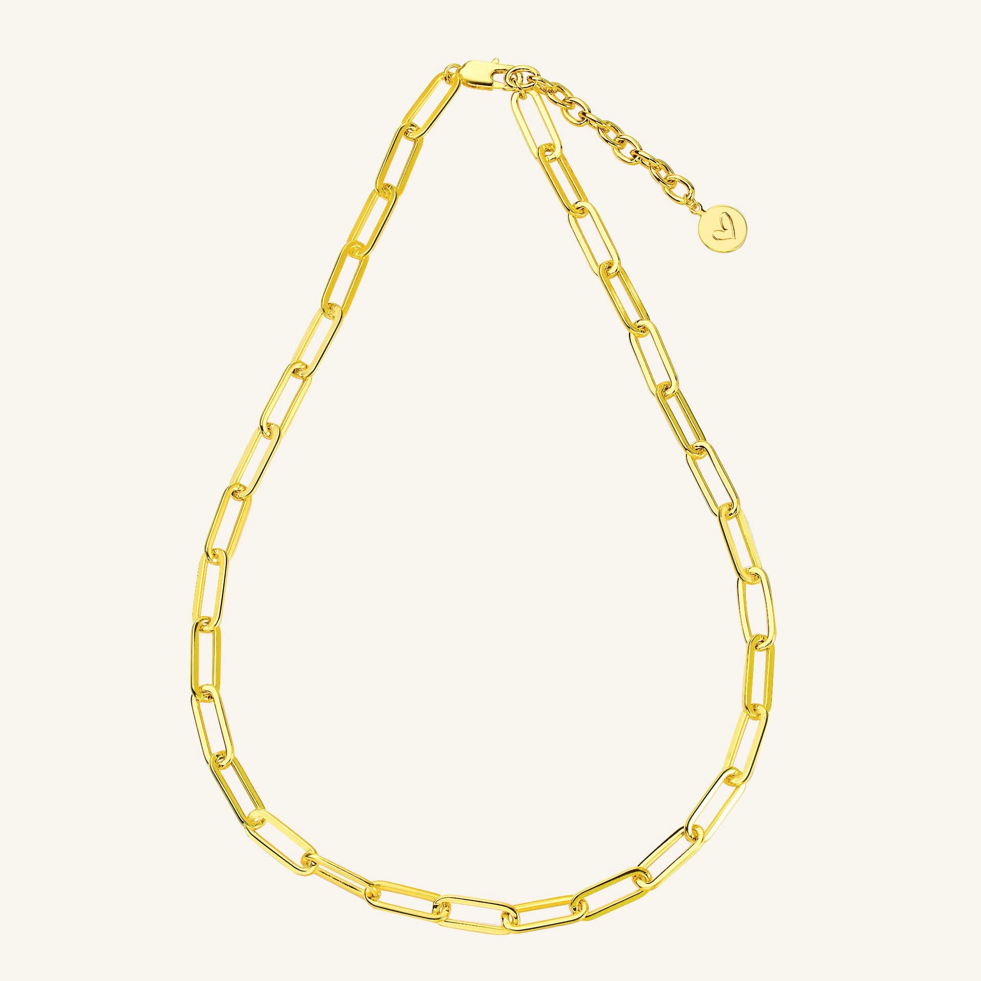 18K Gold-Filled Paperclip Chain