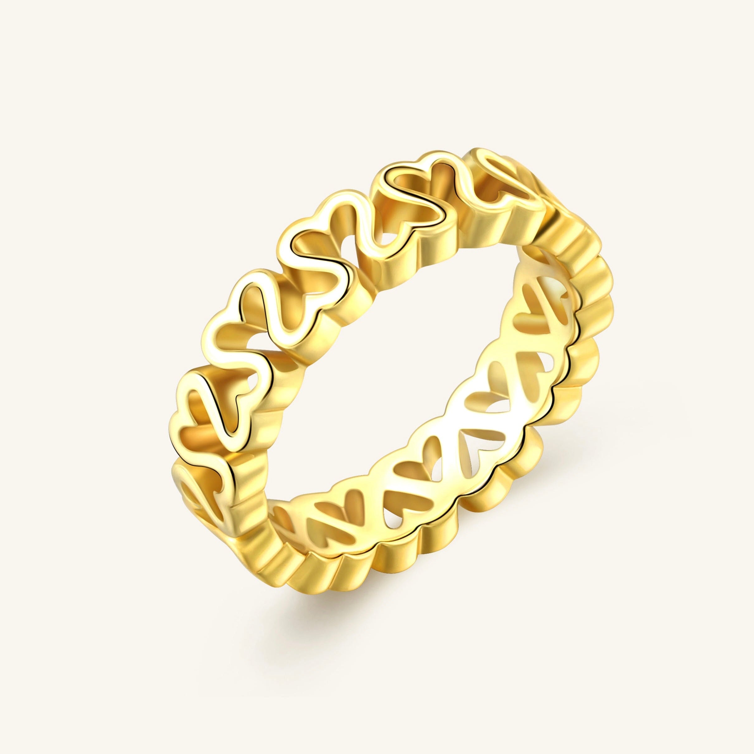 18K Gold-Filled Signature Heart Ring