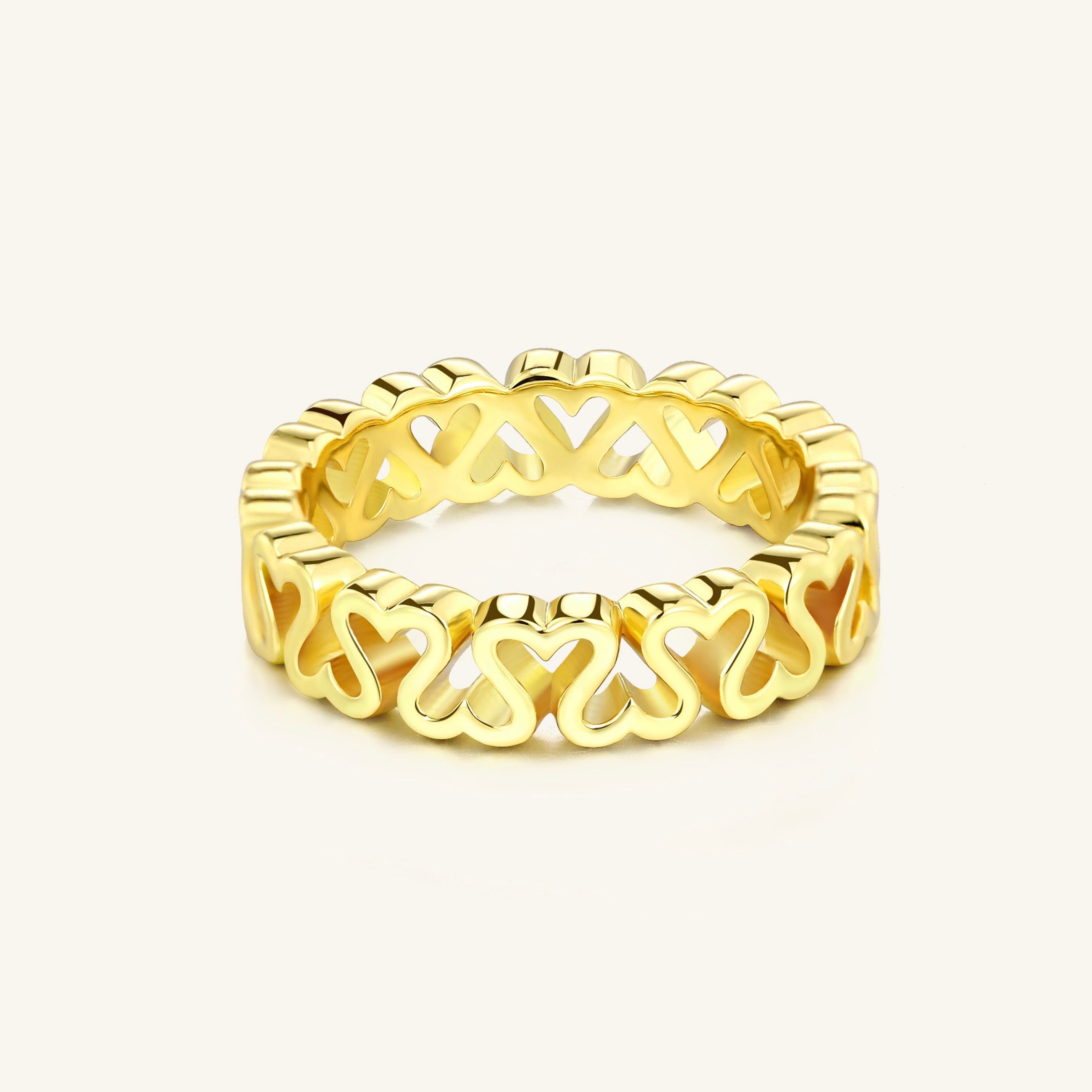 18K Gold-Filled Signature Heart Ring
