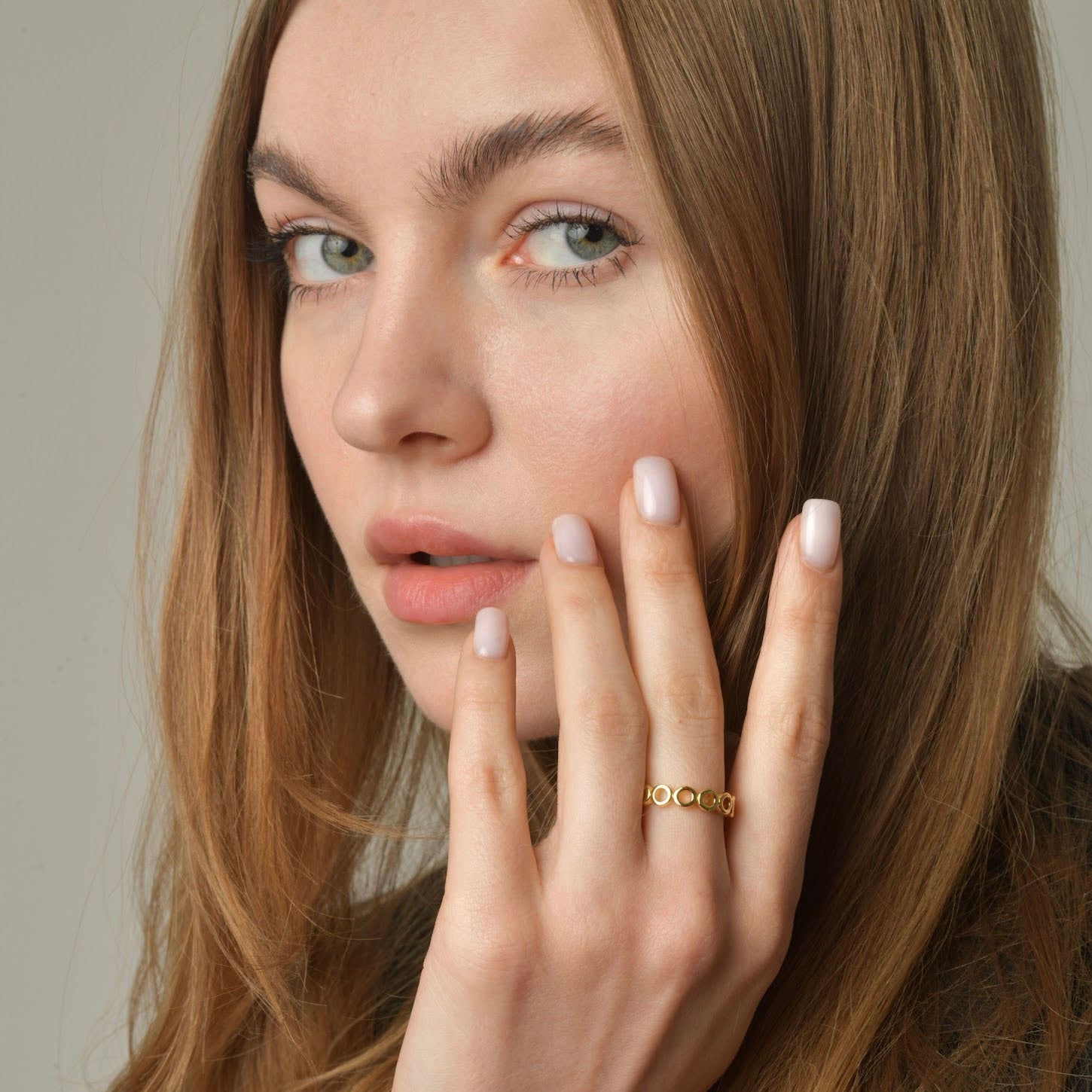 18K Gold-Filled Bubble Ring