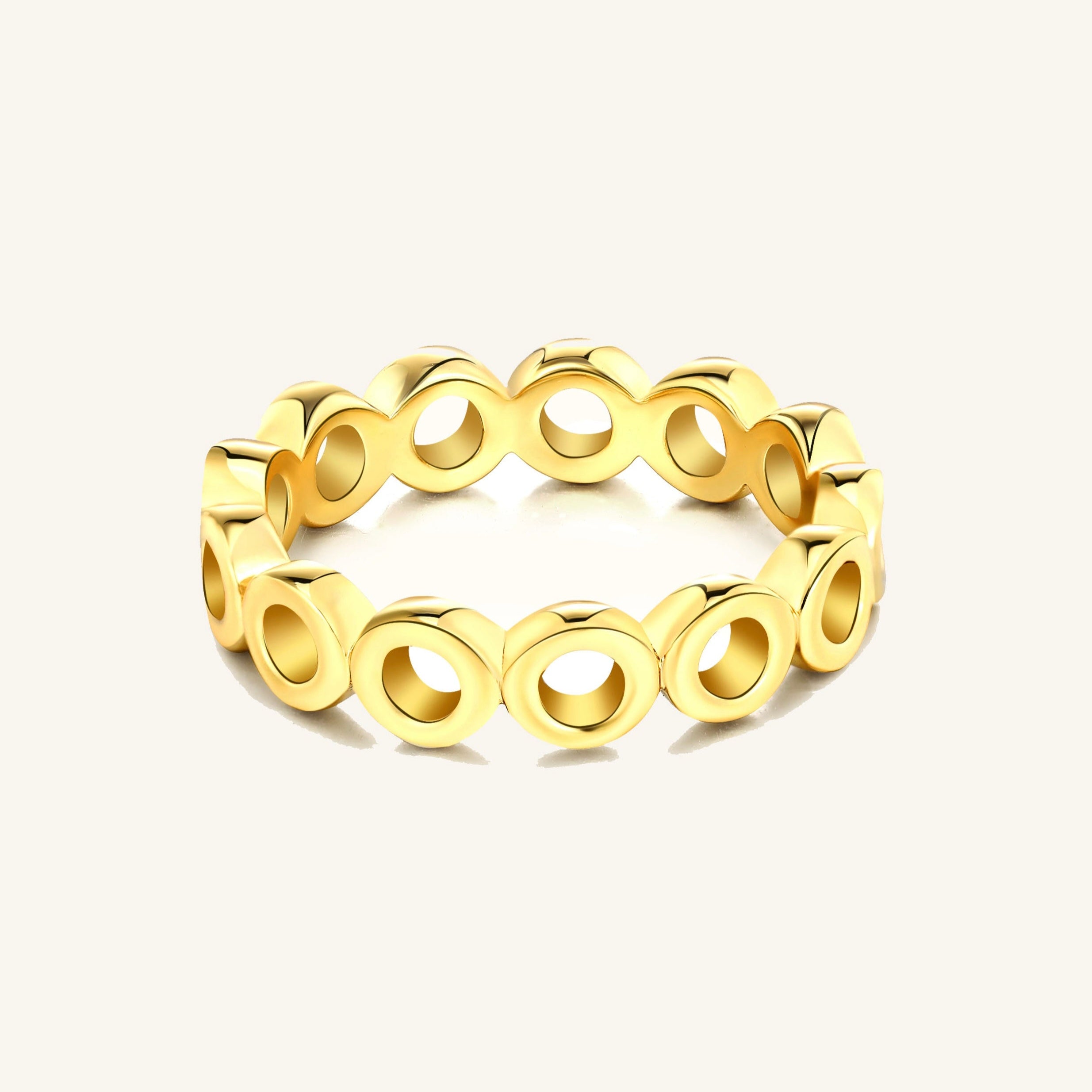 18K Gold-Filled Bubble Ring
