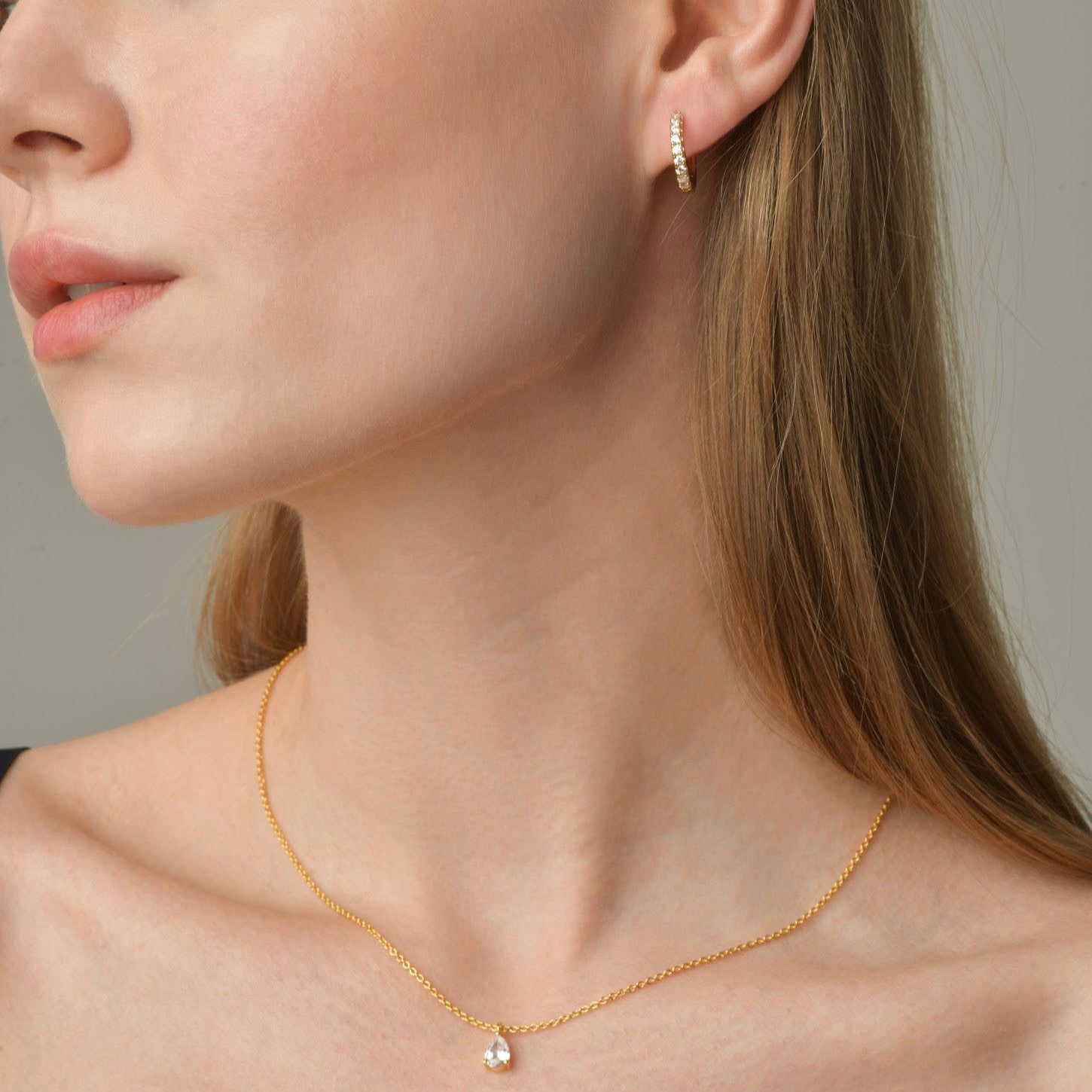 18K Gold-Filled Huggie Hoops