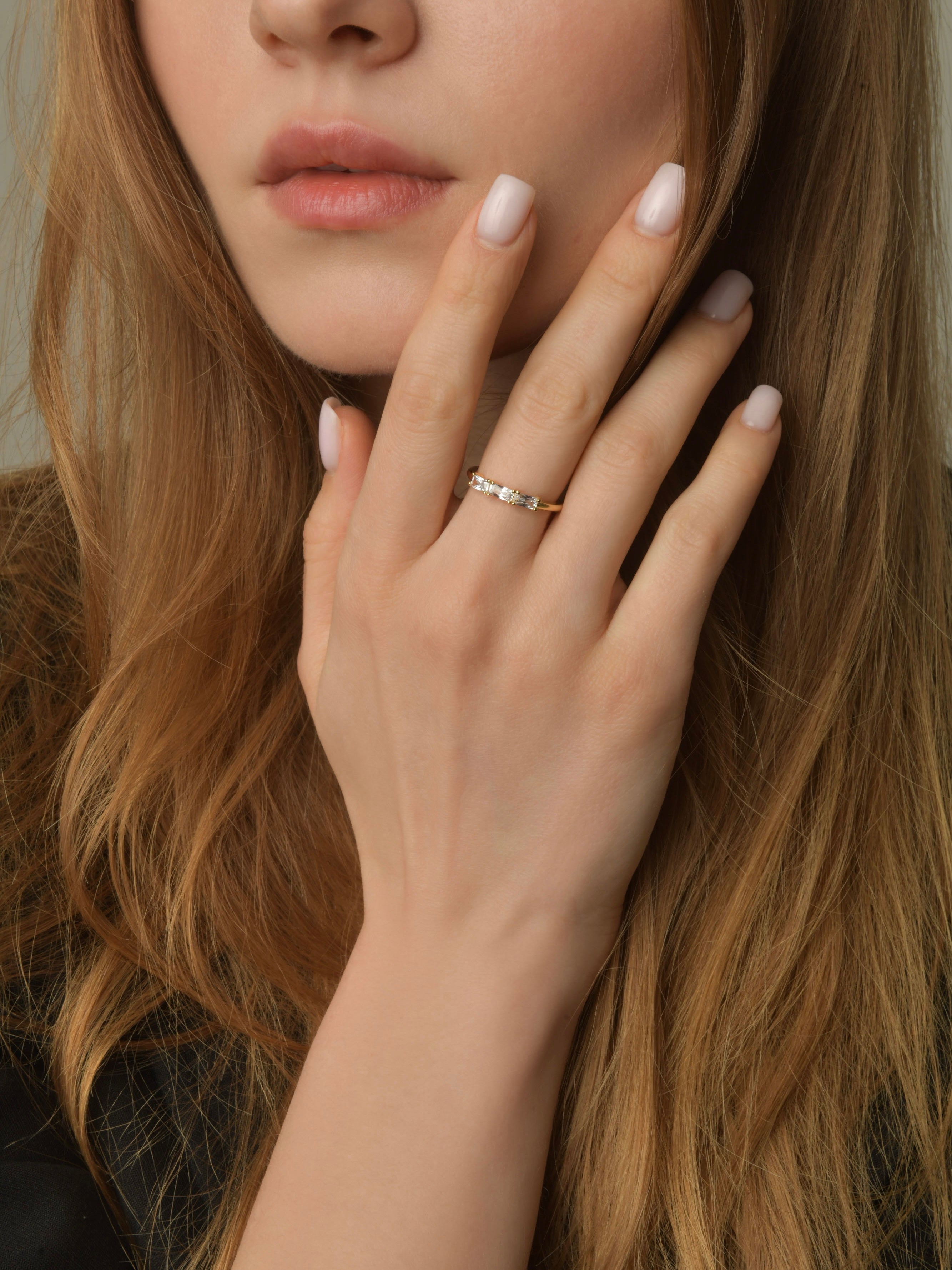 Baguette Gem Ring