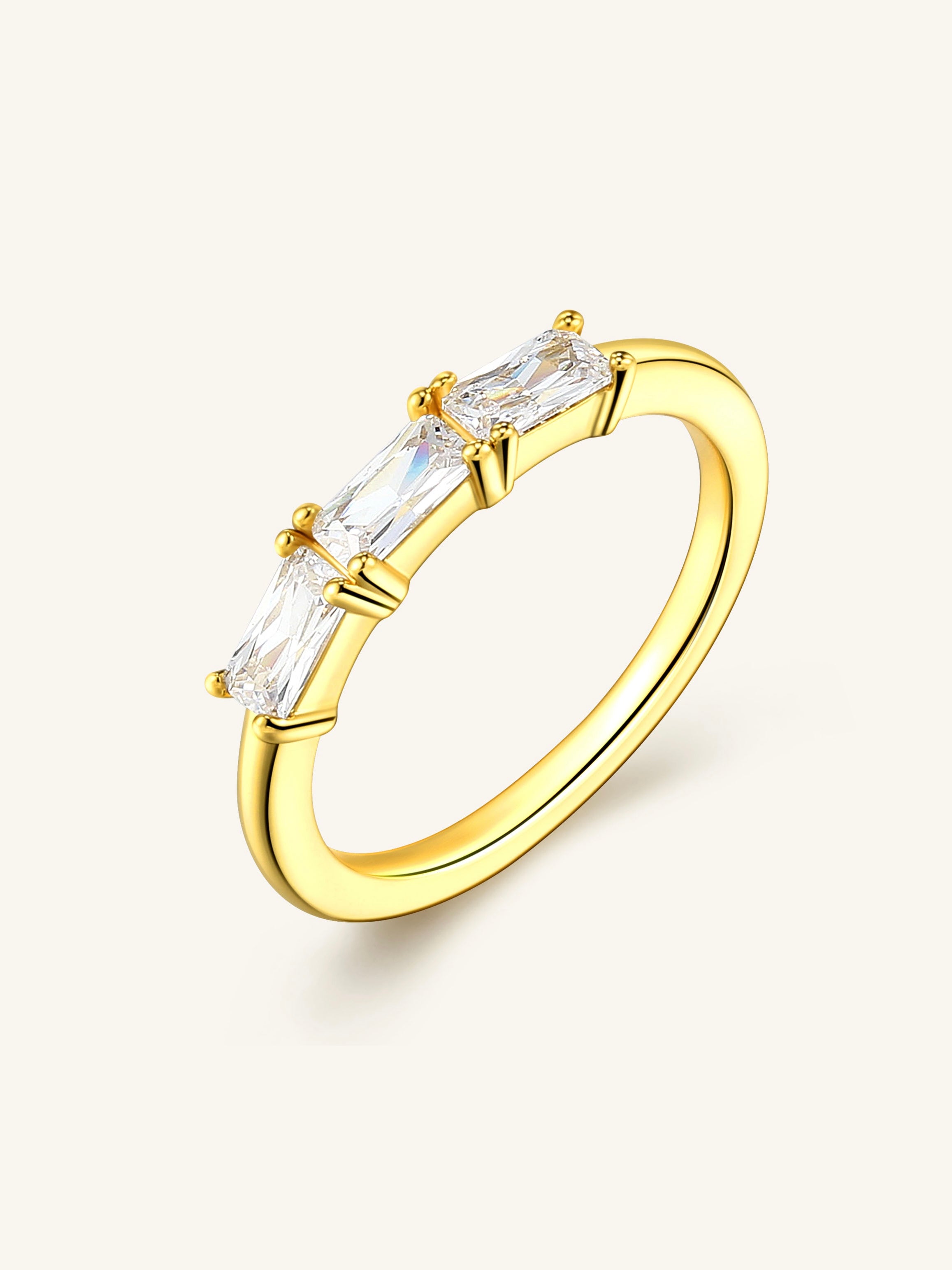 Baguette Gem Ring