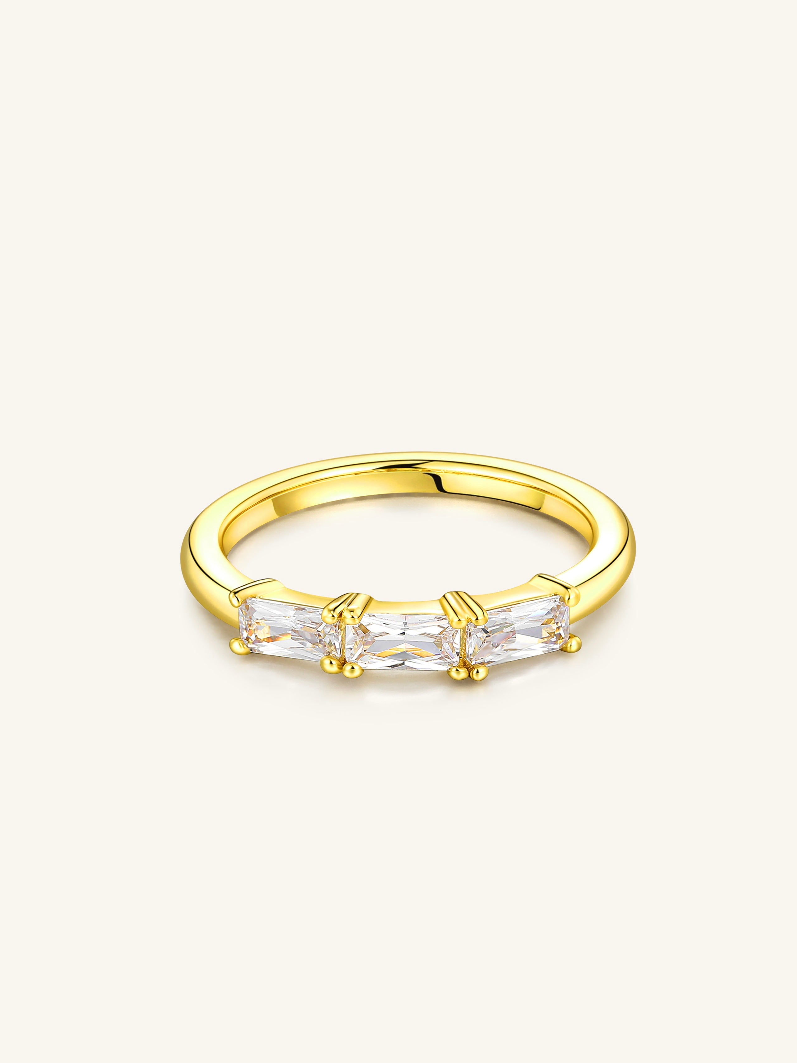 Baguette Gem Ring